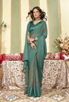 Kizza Vol 7 By Vallabhi Shimmer Georgette Printed Daily Wear Sarees Suppliers In India